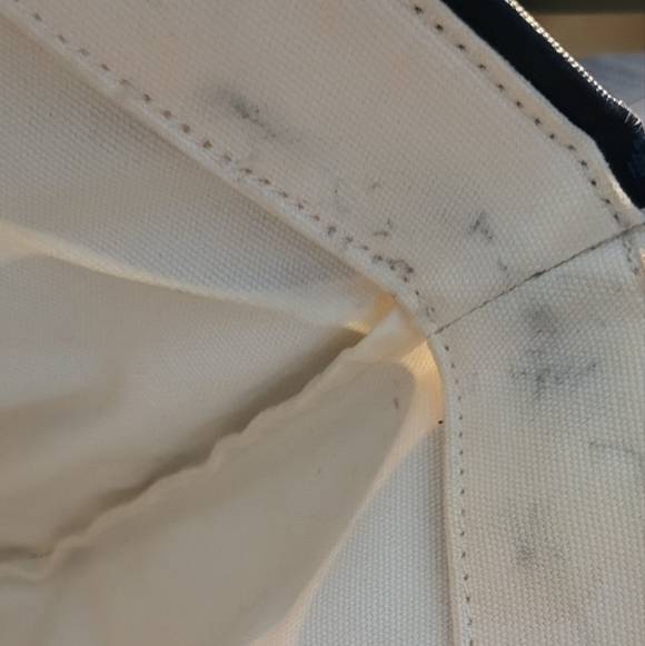 Kate Spade NY On The Go Cotton & Leather Polkadot Tote Bag - Picture 6 of 15